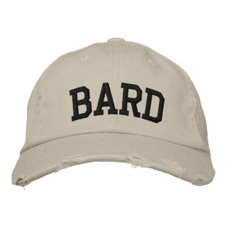 Bard bestickter Hut