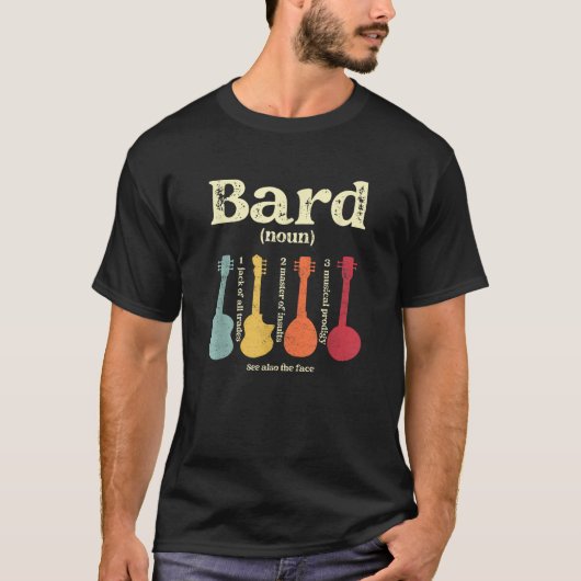 Bard Class Tabletop Definition Musical Prodigy Ins T-Shirt (Vorderseite)