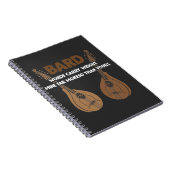 Bard D20 Dice Dungeon Dragons RPG Fantasy Gamer Notizblock (Rechte Seite)