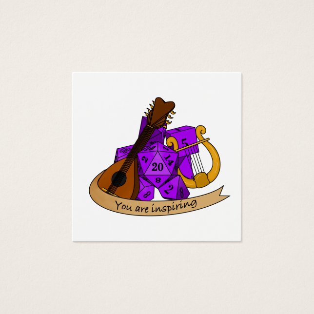 Bard Dice Design (Vorderseite)