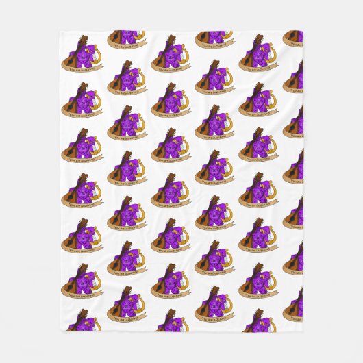 Bard Dice Design Fleecedecke (Vorderseite)