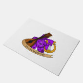 Bard Dice Design Fußmatte (Schrägansicht)