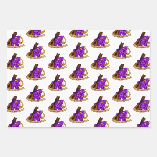 Bard Dice Design Geschenkpapier Set (Vorderseite 2)