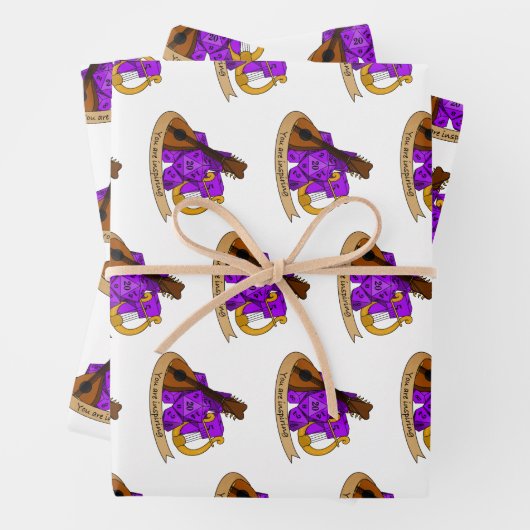 Bard Dice Design Geschenkpapier Set (Beispiel)