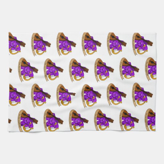 Bard Dice Design Geschirrtuch (Horizontal)