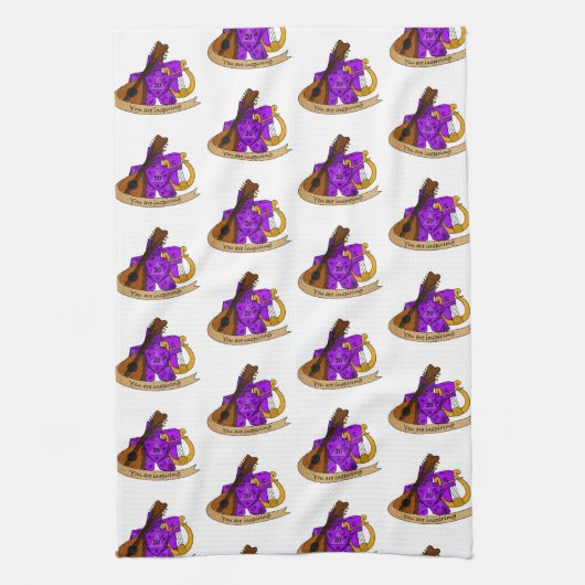 Bard Dice Design Geschirrtuch (Vertikal)