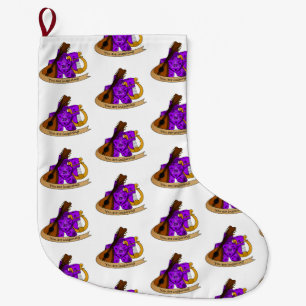 Bard Dice Design Großer Weihnachtsstrumpf