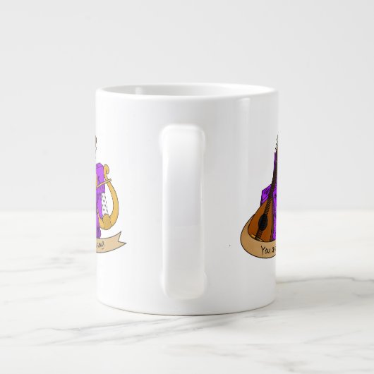 Bard Dice Design Jumbo-Tasse (Rückseite)