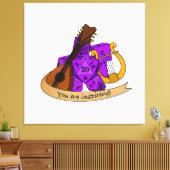 Bard Dice Design Leinwanddruck (Insitu (Wohnzimmer))