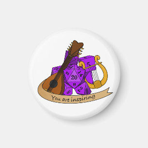 Bard Dice Design Magnet