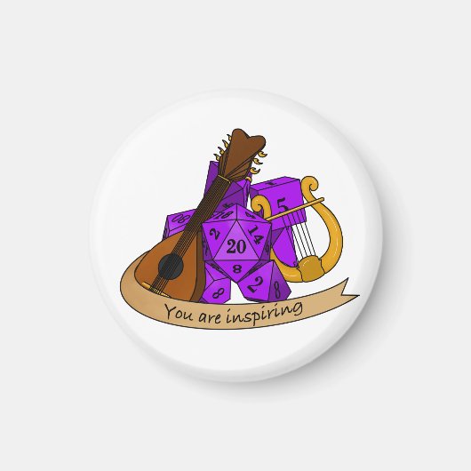 Bard Dice Design Magnet (Vorne)