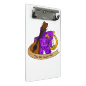 Bard Dice Design Mini Klemmbrett (Schrägansicht)