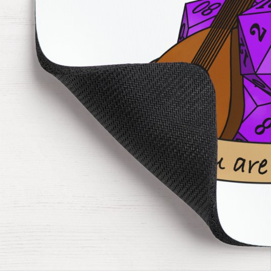 Bard Dice Design Mousepad (Ecke)