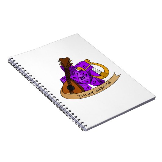 Bard Dice Design Notizblock (Rechte Seite)