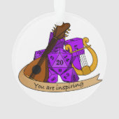 Bard Dice Design Ornament (Rückseite)