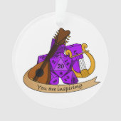 Bard Dice Design Ornament (Vorderseite)