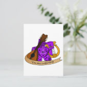 Bard Dice Design Postkarte (Stehend Vorderseite)