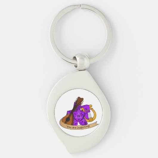 Bard Dice Design Schlüsselanhänger (Vorderseite)