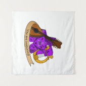 Bard Dice Design Wandteppich (Vorderseite (Horizontal))