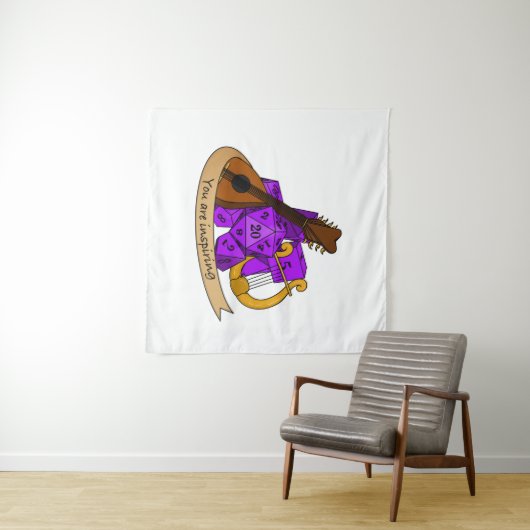 Bard Dice Design Wandteppich (Beispiel (Horizontal))