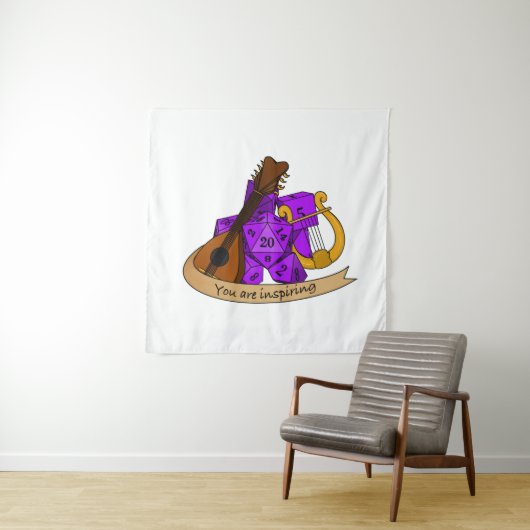 Bard Dice Design Wandteppich (Beispiel)