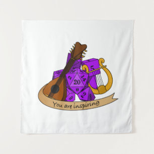 Bard Dice Design Wandteppich