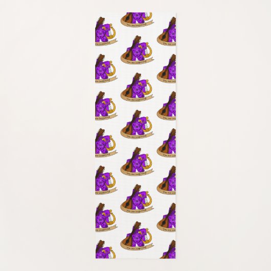 Bard Dice Design Yogamatte (Vorderseite)