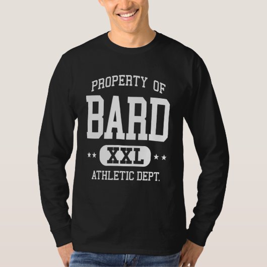 Bard Retro Athletic Property Dept T-Shirt (Vorderseite)