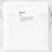 BARD RUNDER AUFKLEBER (Tasche)