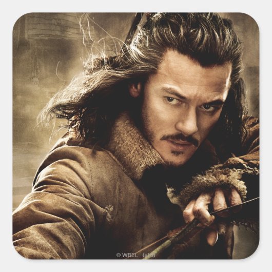 BARD THE BOWMAN™ Character Poster 1 Quadratischer Aufkleber (Vorderseite)