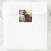 BARD THE BOWMAN™ Character Poster 3 Quadratischer Aufkleber (Tasche)