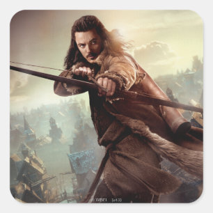 BARD THE BOWMAN™ Character Poster 3 Quadratischer Aufkleber
