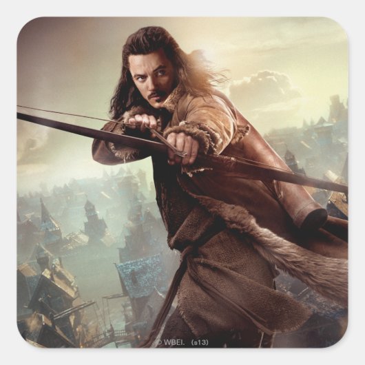 BARD THE BOWMAN™ Character Poster 3 Quadratischer Aufkleber (Vorderseite)