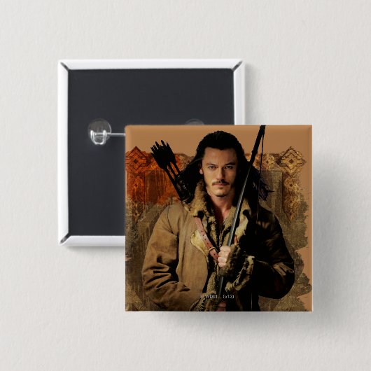 BARD THE BOWMAN™ Gerahmt Graphic Button (Vorne & Hinten)