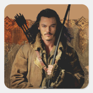 BARD THE BOWMAN™ Gerahmt Graphic Quadratischer Aufkleber