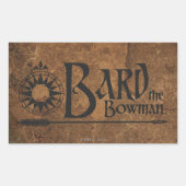 BARD THE BOWMAN™ RECHTECKIGER AUFKLEBER (Vorderseite)