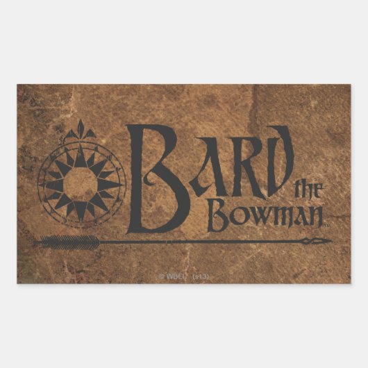 BARD THE BOWMAN™ RECHTECKIGER AUFKLEBER (Vorderseite)