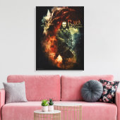 BARD THE BOWMAN™ & Smaug Leinwanddruck (Insitu (Wohnzimmer))
