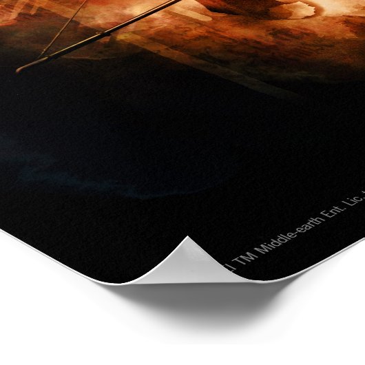 BARD THE BOWMAN™ & Smaug Poster (Ecke)