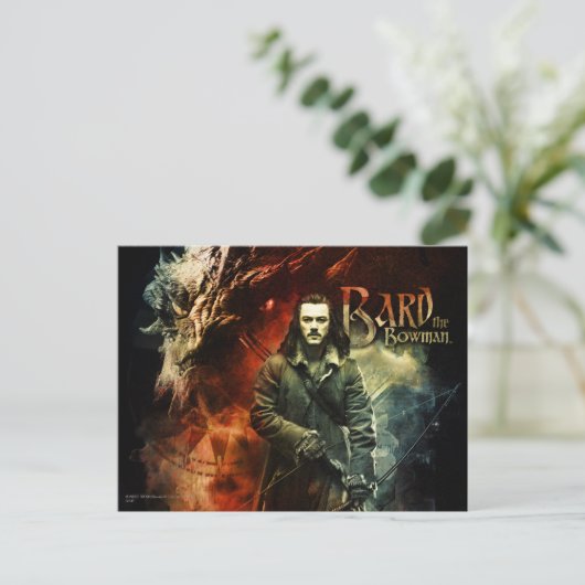 BARD THE BOWMAN™ & Smaug Postkarte (Stehend Vorderseite)