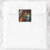 BARD THE BOWMAN™ & Smaug Quadratischer Aufkleber (Tasche)