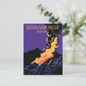 Bárðarbunga, Reisekarte im Eisland. Postkarte (Stehend Vorderseite)