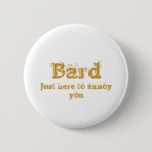 Barde Button (Vorderseite)
