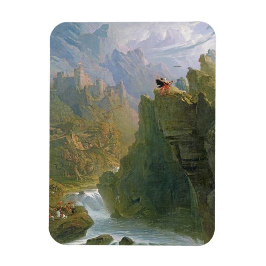 Barde, c.1817 (Öl auf Leinwand) Magnet (Vertikal)