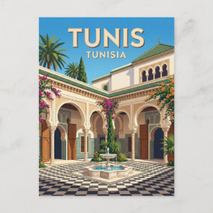 Bardo-Palast Tunesien Postkarte