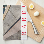 Bardolino Gardasee Teetuch Geschirrtuch (Viertel Falte)