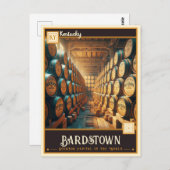 Bardstown, Kentucky | VINTAG Postkarte (Vorne/Hinten)