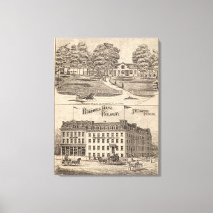 Bardwell Haus in Rutland Vermont Leinwanddruck