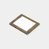 Bare Age Wood Panel Border Post-it Klebezettel (angewinkelt)