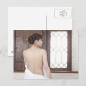 Bare Back of Young Woman Postkarte (Vorne/Hinten)